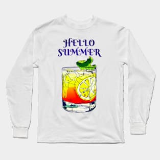 Hello Summer Long Sleeve T-Shirt